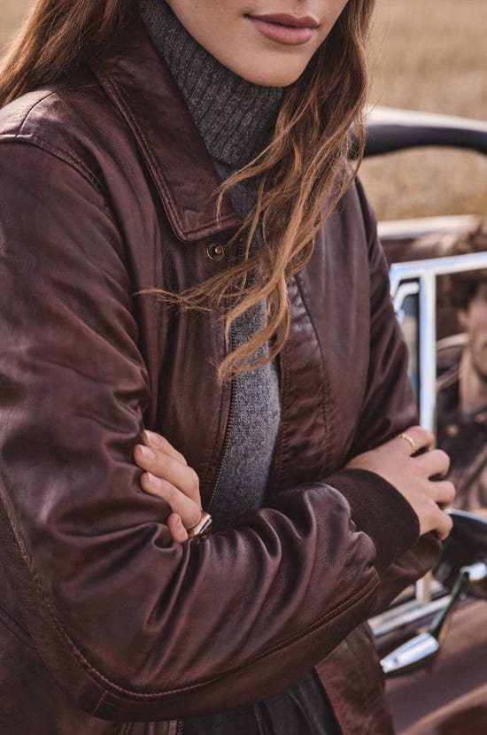 Unisex jacket in 100% leather SEDUCTEUR;${refinementColor}