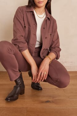 Pantalon chino SABIL en coton;${refinementColor}
