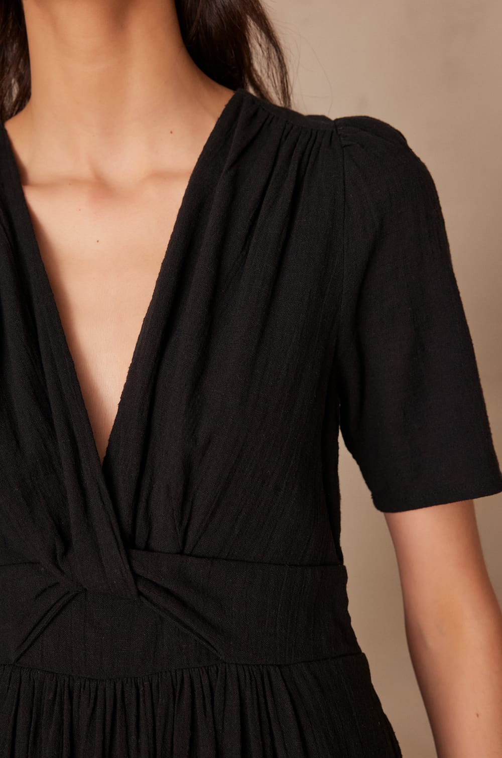 Langes LOVE Kleid aus Baumwolle;${refinementColor}