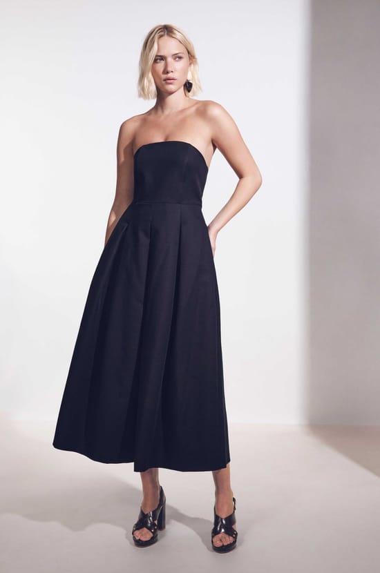 BETTY strapless dress;${refinementColor}