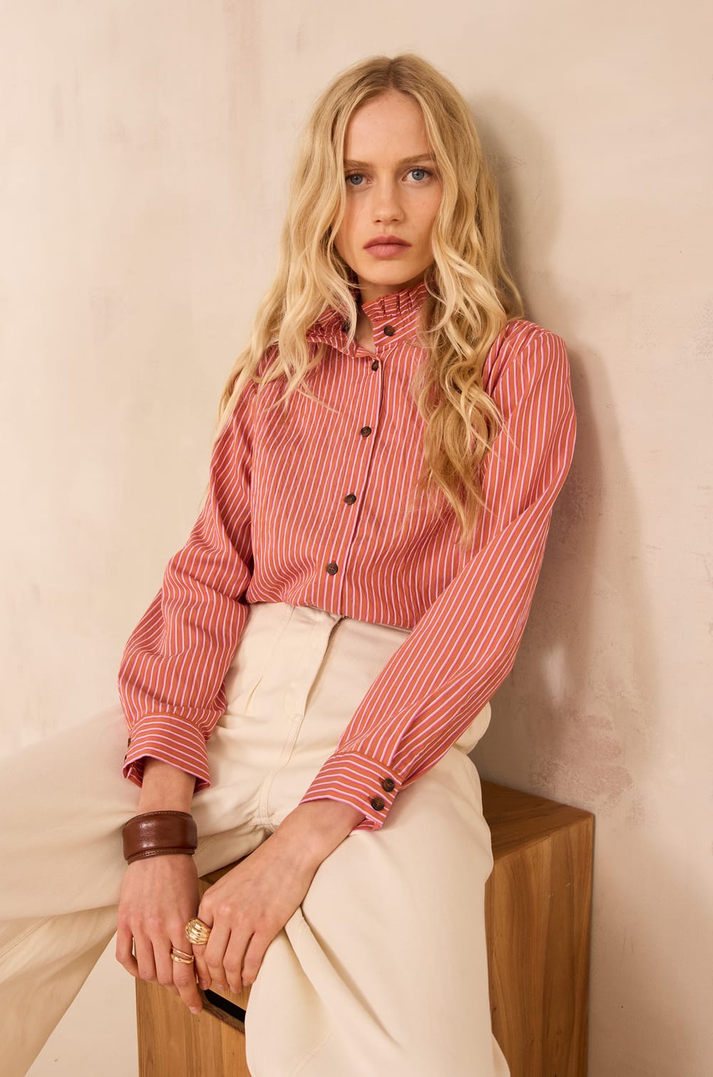 blusa de rayas MARTINA;${refinementColor}