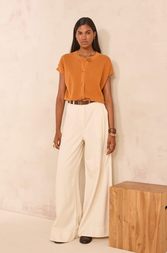 Pantalon large DAISY;${refinementColor}