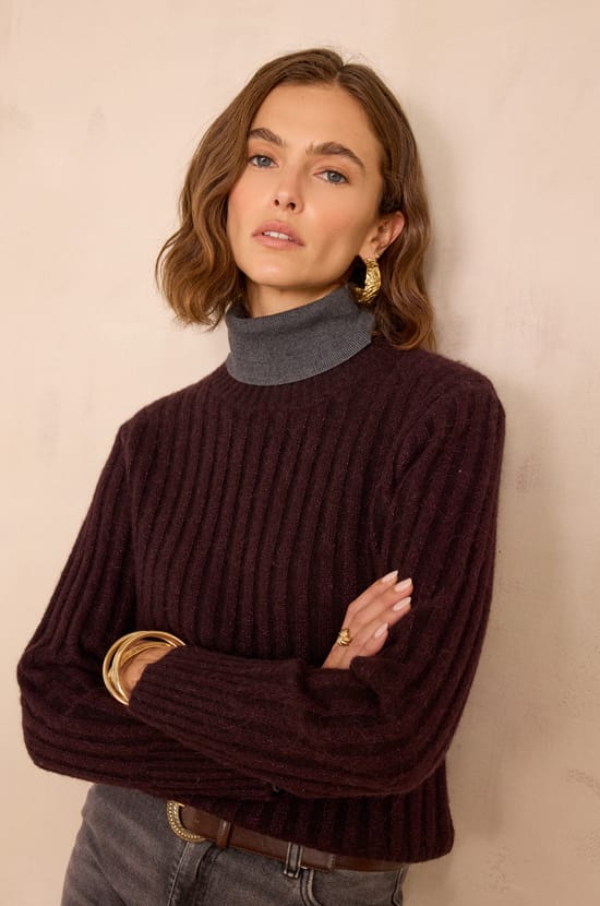 BENICIO wool and alpaca jumper;${refinementColor}