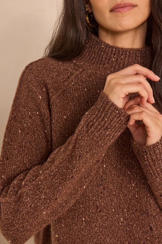 ADAMO mixed wool and cashmere sweater;${refinementColor}