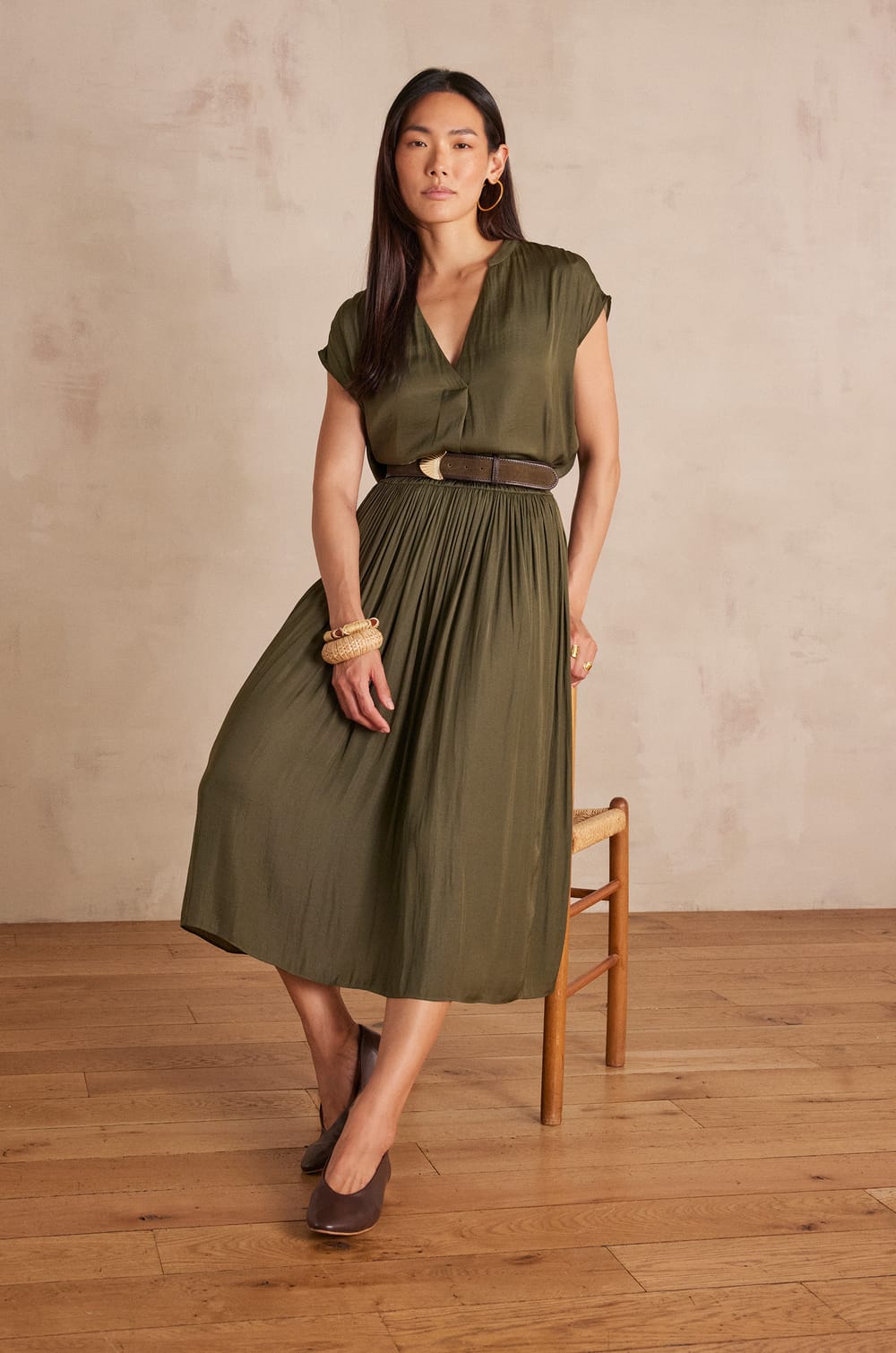 CRYSTAL pleated skirt;${refinementColor}