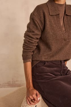 Long sleeve pull in mixed wool and yak ANDY;${refinementColor}