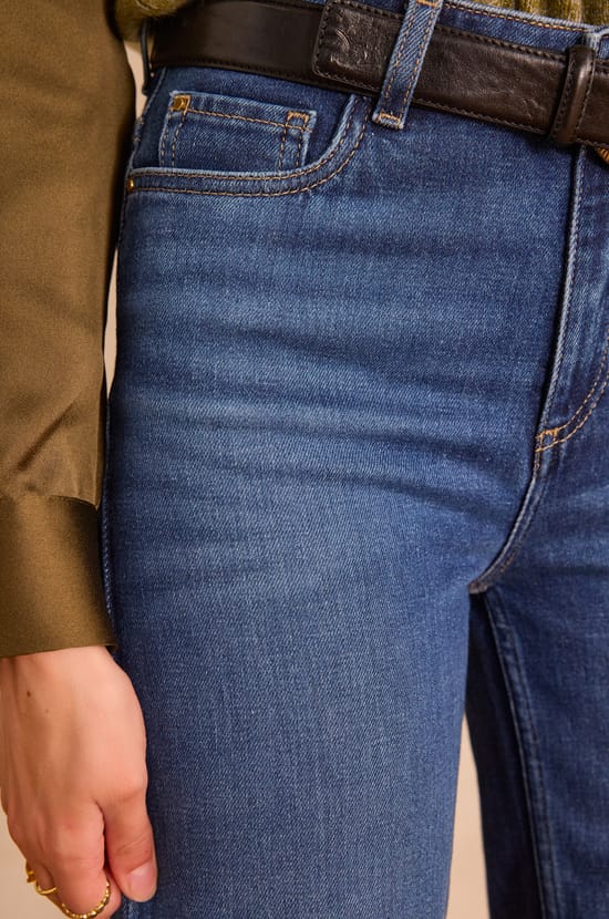 LISA wide-leg Jeans in denim;${refinementColor}
