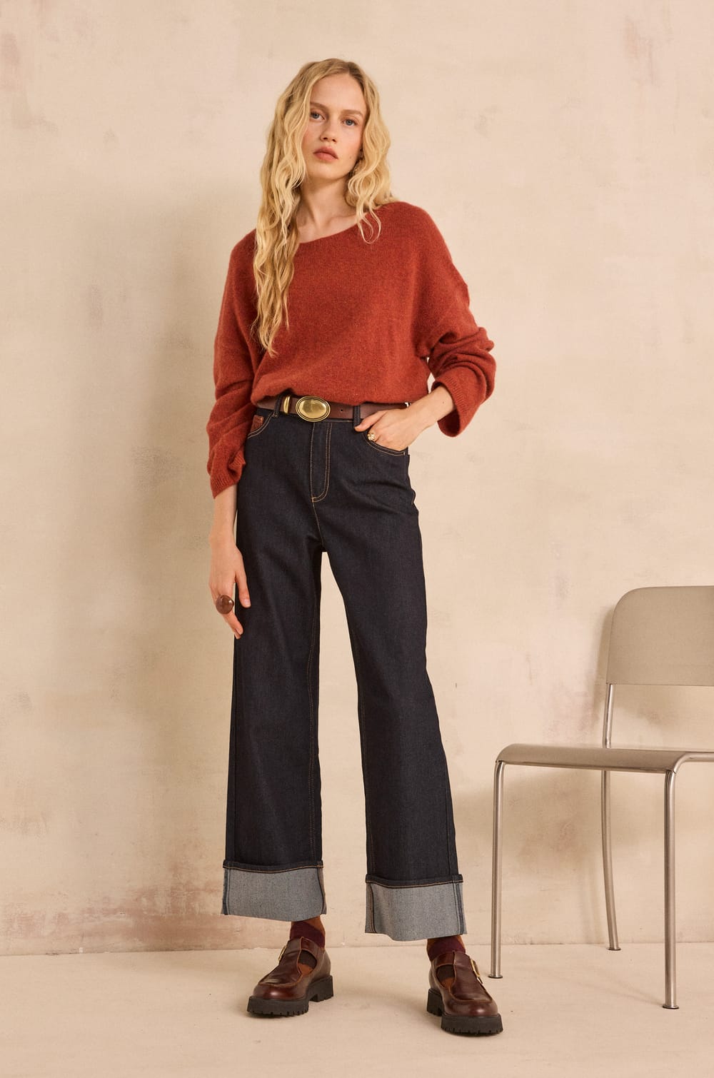 Jean straight cropped SCOTTY;${refinementColor}