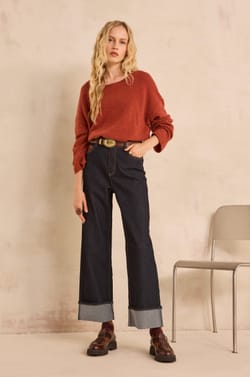 Jean straight cropped SCOTTY;${refinementColor}