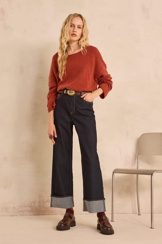 Jean straight cropped SCOTTY;${refinementColor}