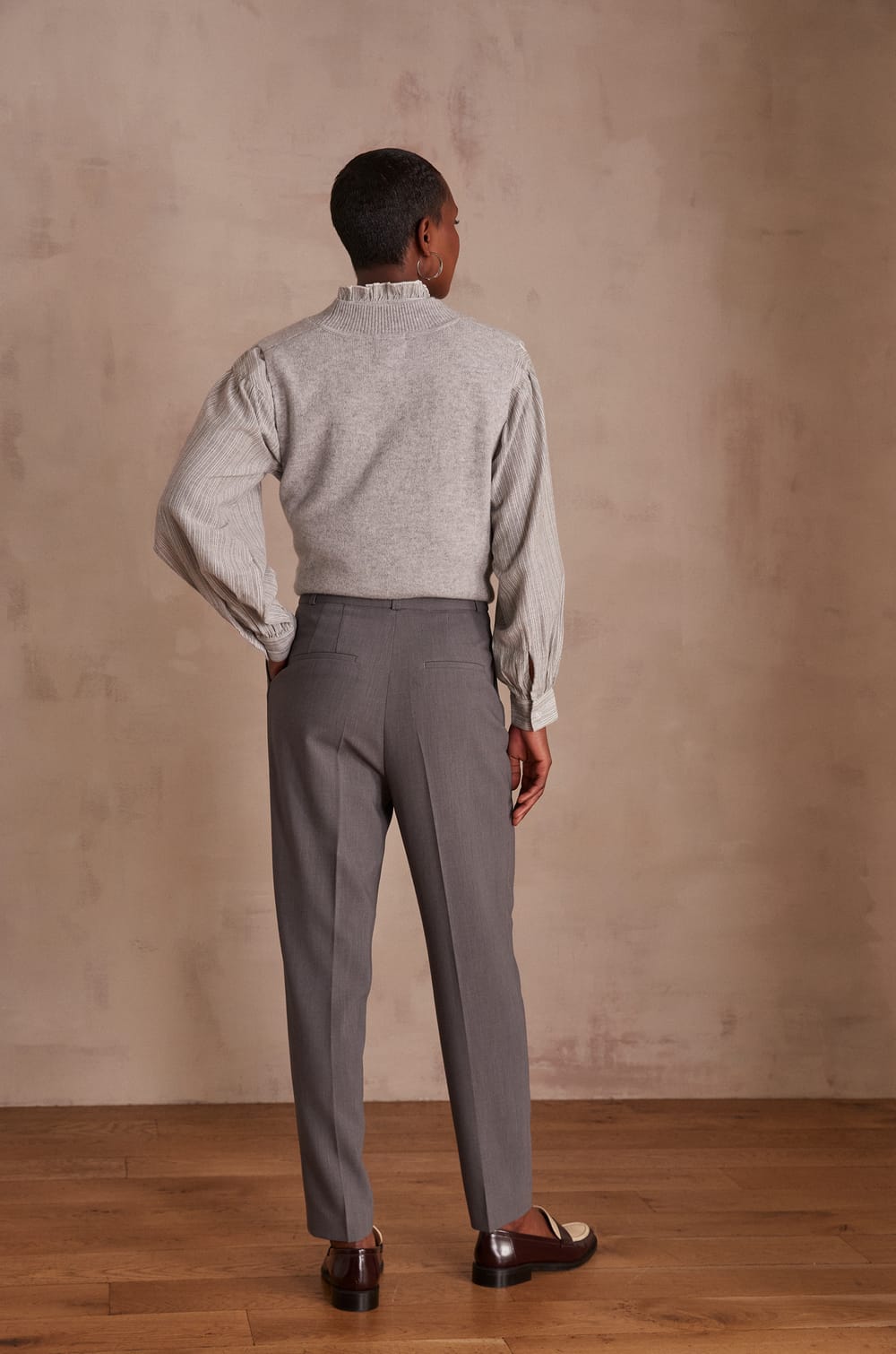 Pantalon de tailleur BEN;${refinementColor}
