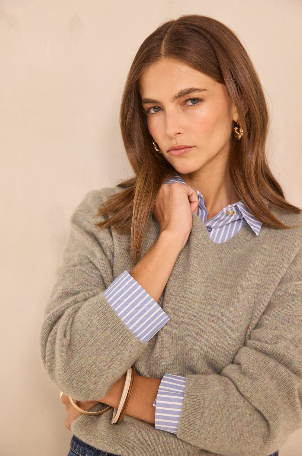 Aliz&eacute;e cashmere sweater;${refinementColor}