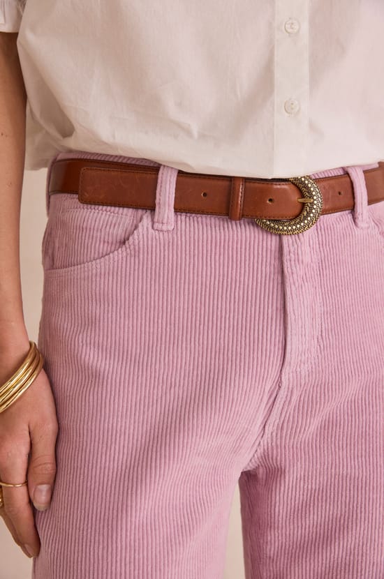 FIDJI corduroy trousers;${refinementColor}