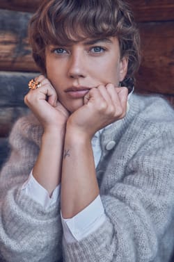 BECKY mohair and wool cardigan;${refinementColor}