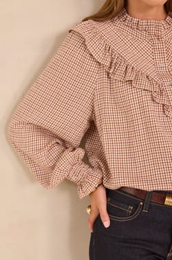 MYOSOTIS long-sleeve blouse;${refinementColor}