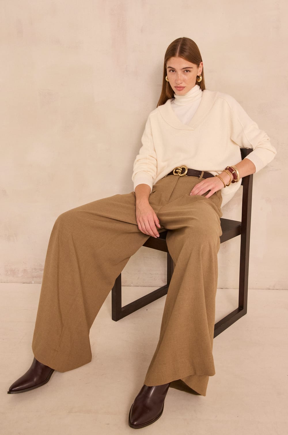 Long sleeve wool sweater AUGUSTE;${refinementColor}