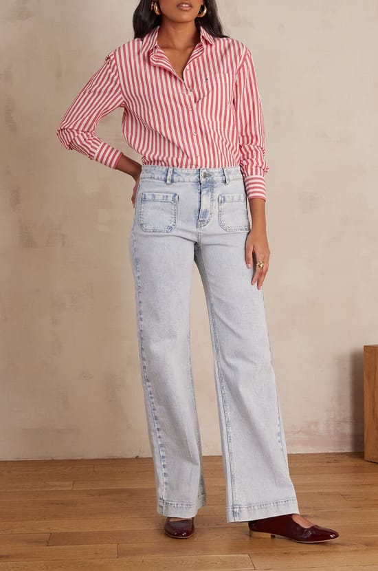 Jean large en coton LUNA;${refinementColor}