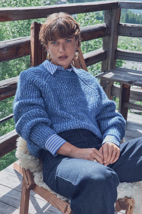 BULLE ribbed jumper;${refinementColor}
