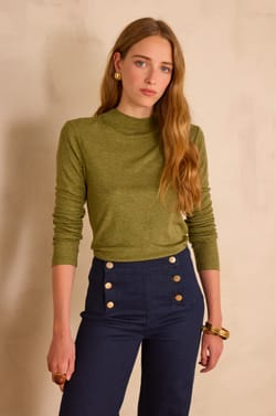 T-shirt FLYNN met opstaande kraag;${refinementColor}