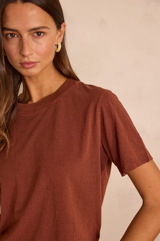 Unisex round neck t-shirt MARCEL(LE) in cotton;${refinementColor}