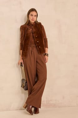 Long-sleeve T-shirt made of mixed lyocell and wool TERRY;${refinementColor}