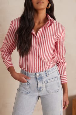 Chemise SAMY &agrave; rayures;${refinementColor}