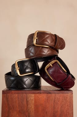 NELLY leather belt;${refinementColor}