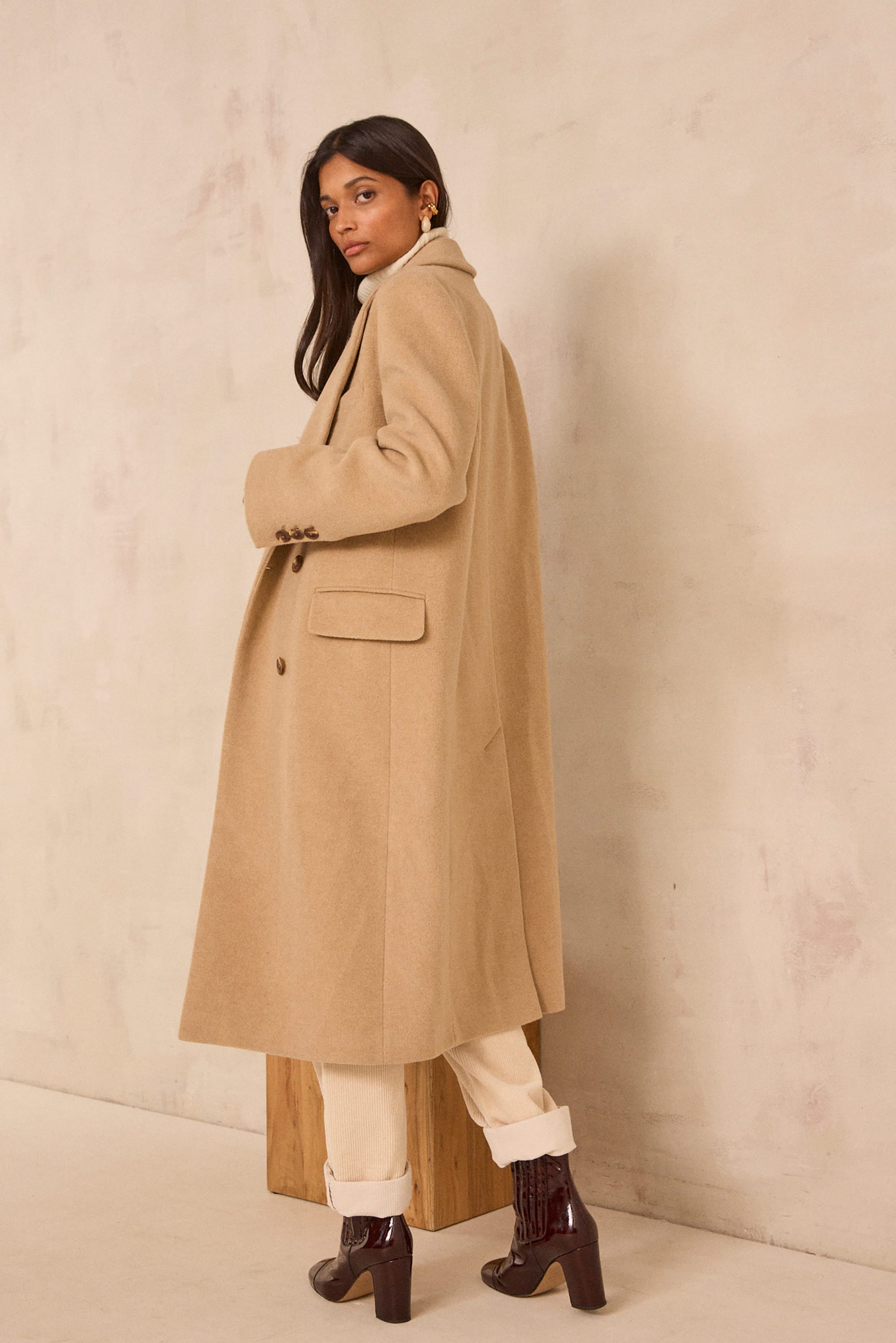 Woman coats: wool coats, officer coat, padded jackets - Maison 123