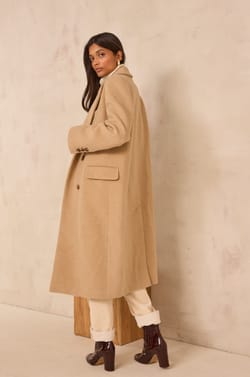 Long-sleeve wool coat CORENTIN;${refinementColor}
