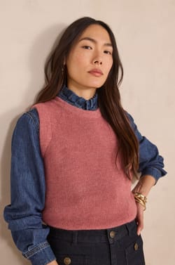 PERRY sleeveless pullover;${refinementColor}