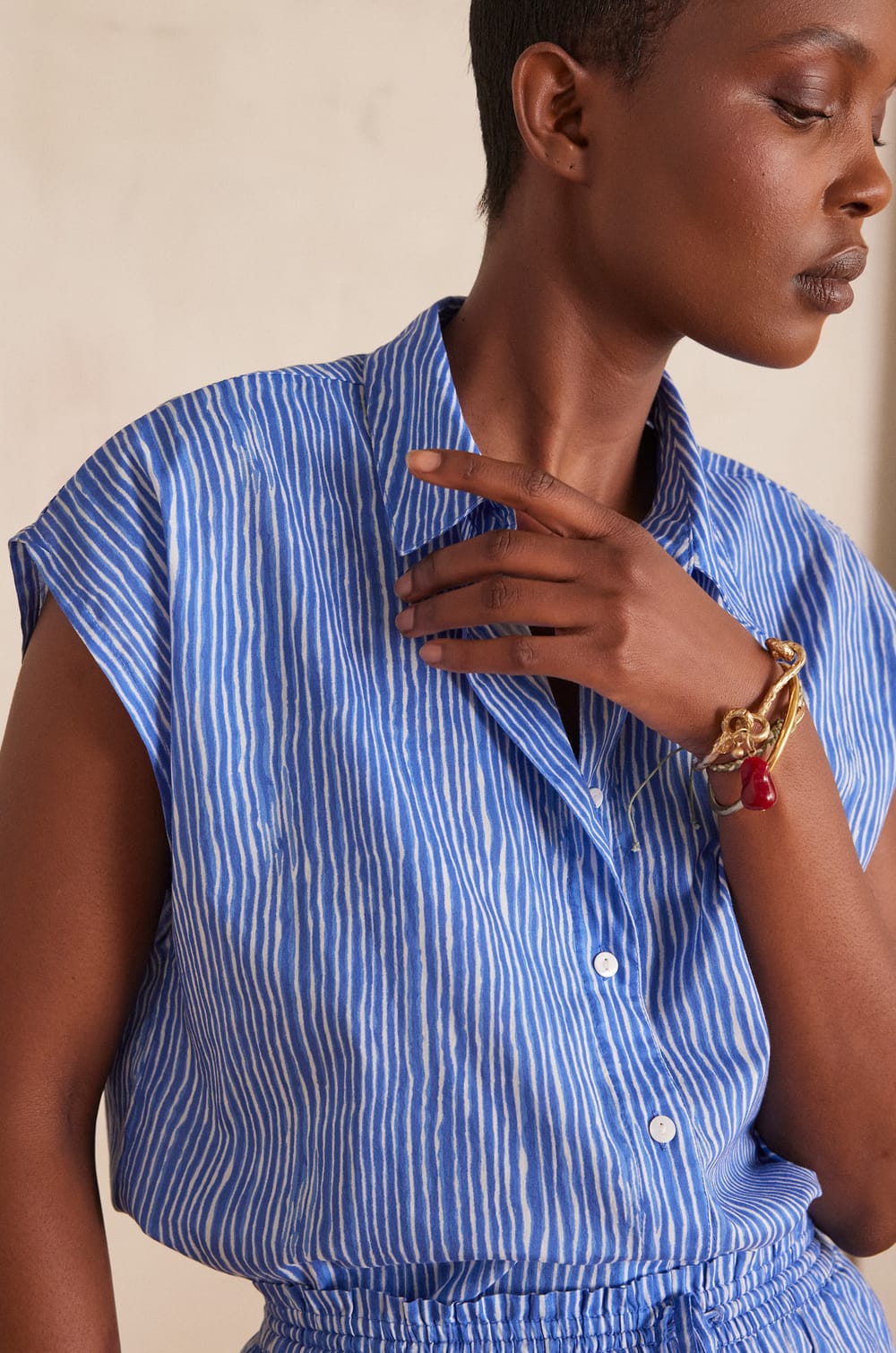 SUNRISE cotton shirt;${refinementColor}