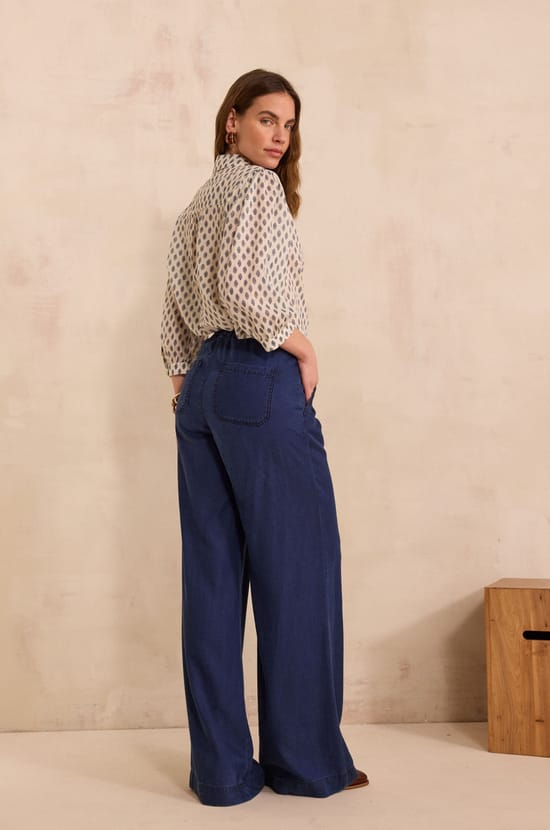 MALO Wide Trousers;${refinementColor}