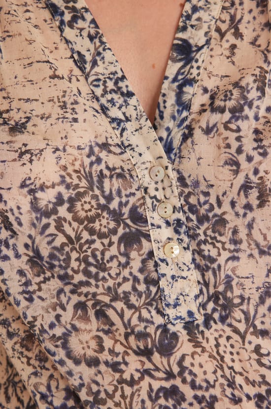 Blouse PRUNE en coton;${refinementColor}