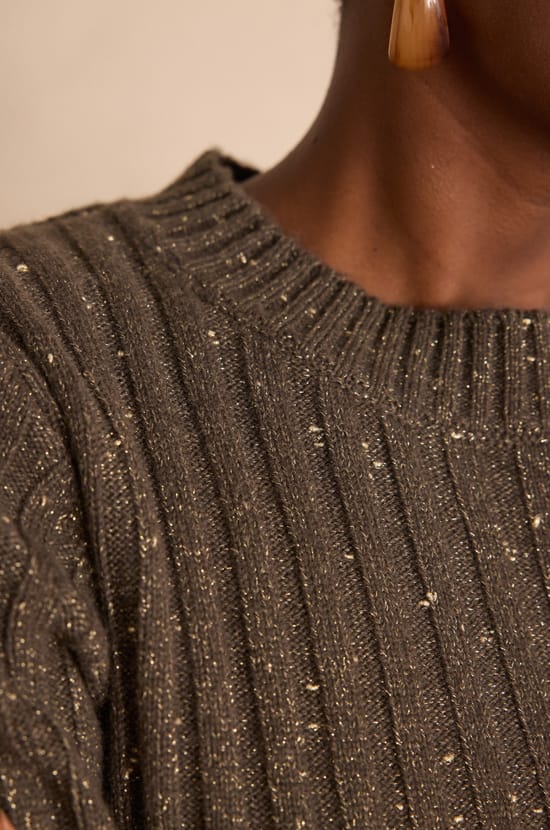 CARMELE ribbed jumper;${refinementColor}