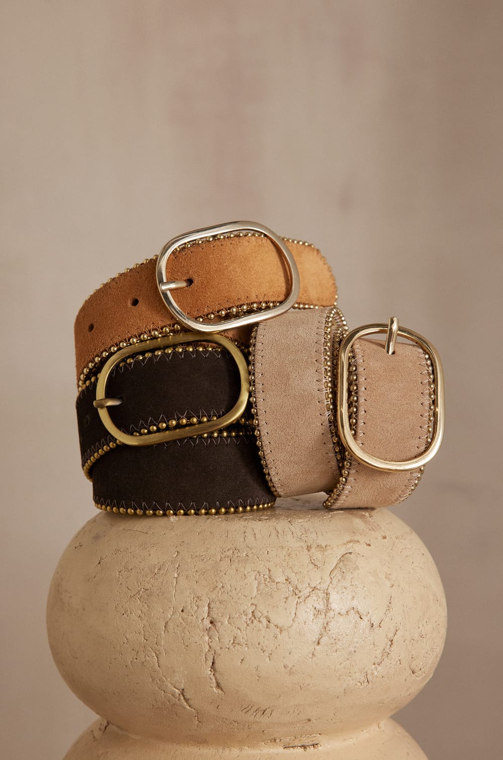 JASMINE leather belt;${refinementColor}