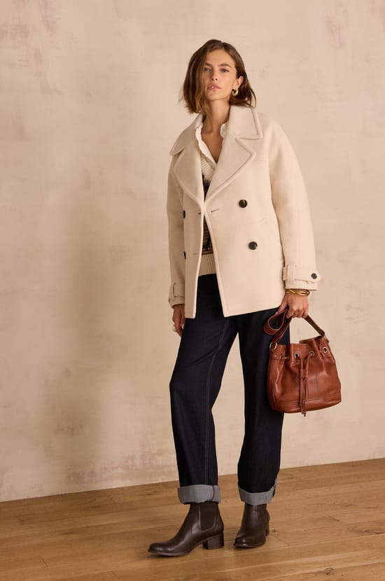 DEAN wool peacoat;${refinementColor}