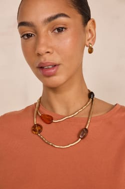 Korte mouwen katoen T-shirt LOREEN;${refinementColor}