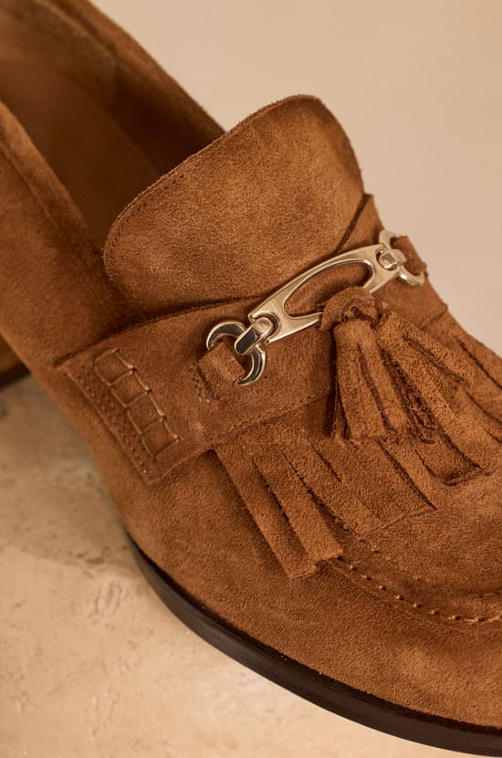 Leather loafers ARMAND;${refinementColor}