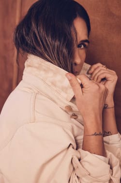 Combinaison ultra oversize en jean Audrey Lombard x Maison 123 BILLIE;${refinementColor}