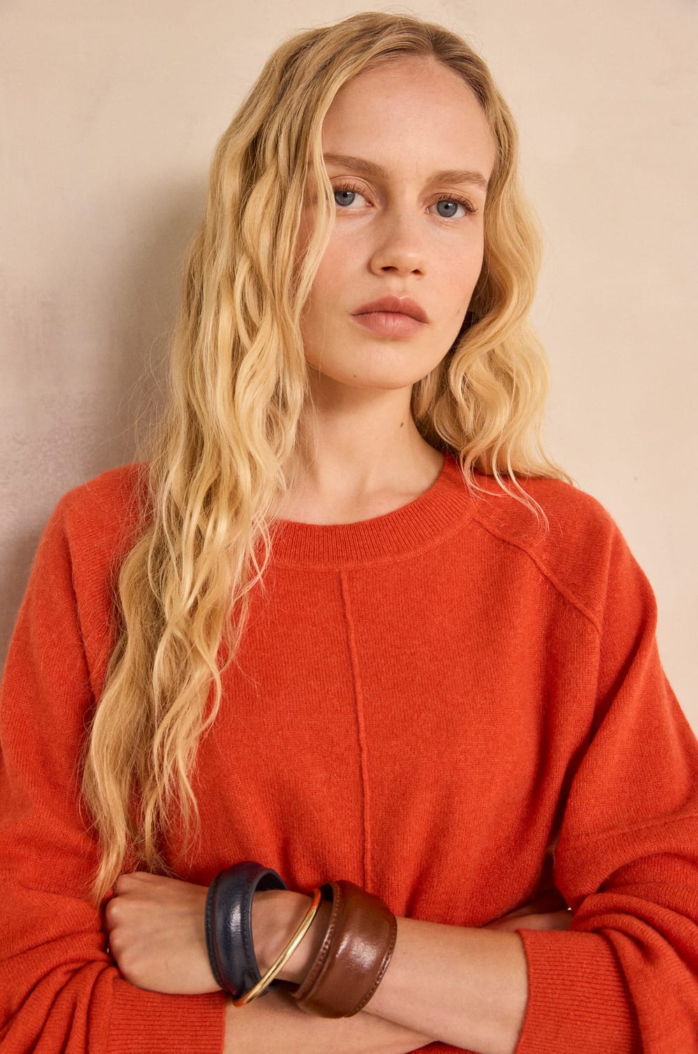 ARY cashmere long-sleeve sweater;${refinementColor}