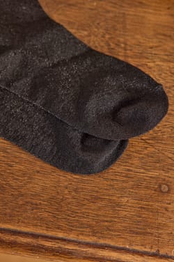 WALTER ribbed lurex Socks;${refinementColor}