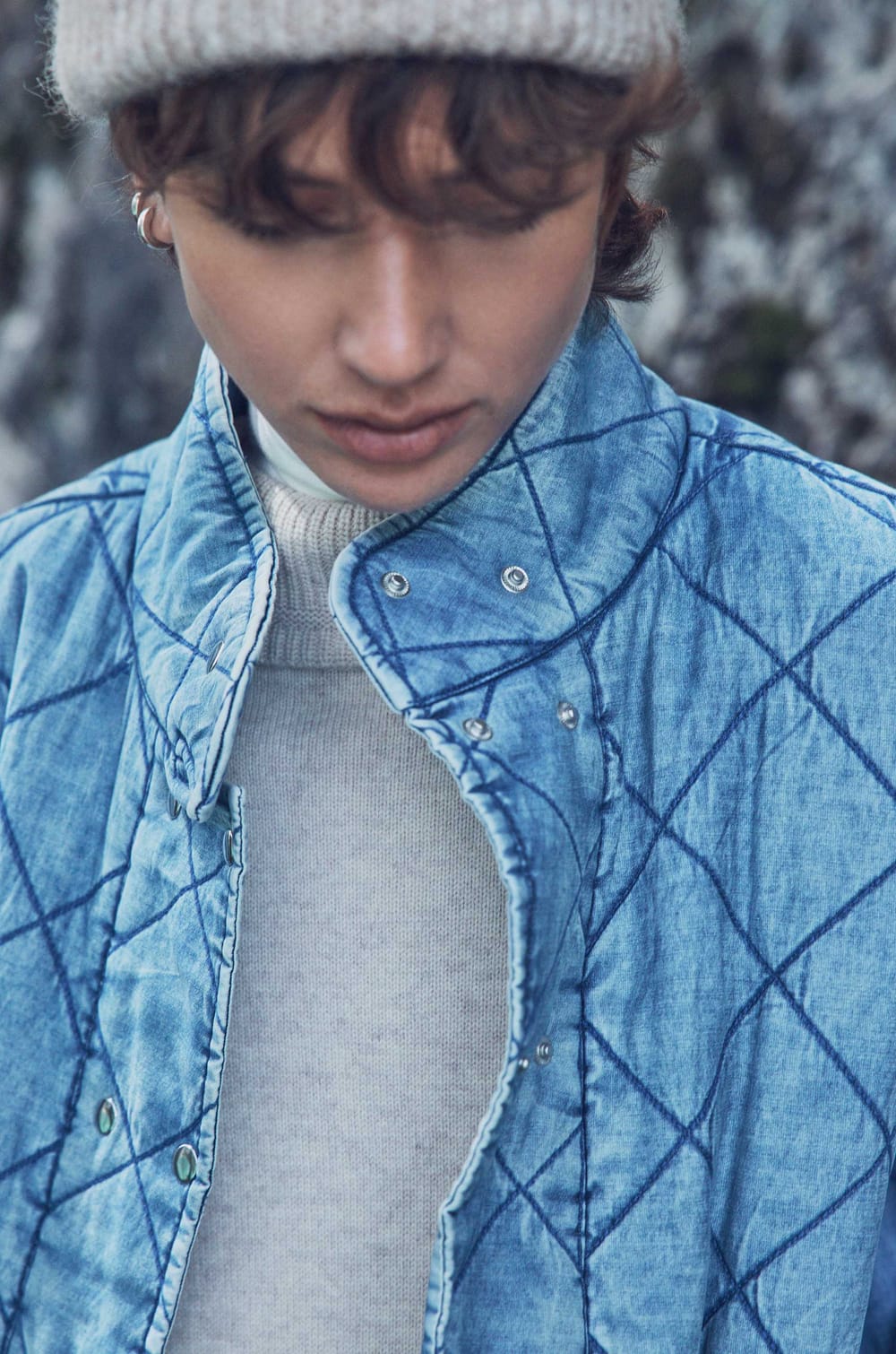 Chaqueta DORIANE de denim;${refinementColor}