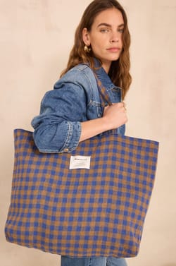Sac cabas coton m&eacute;lang&eacute; Tote Bag grand mod&egrave;le;${refinementColor}
