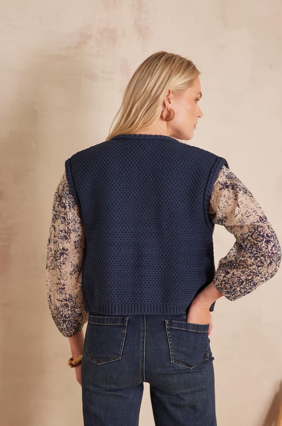 Gilet BETSY en coton;${refinementColor}