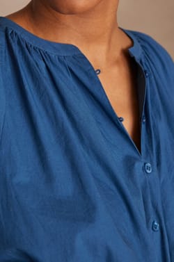 Robe chemise MICHA en coton brod&eacute;;${refinementColor}