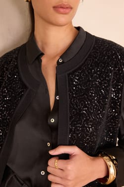 Gilet sans manches &agrave; sequins BECKA;${refinementColor}