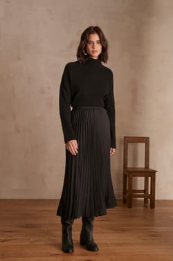 ESTHER pleated skirt;${refinementColor}