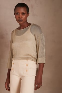 T-shirt en transparence TRACY;${refinementColor}