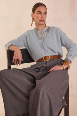 TATIANA wide-leg trousers;${refinementColor}