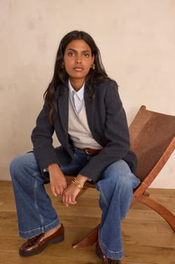 Manteau en laine m&eacute;lang&eacute; ANABELLE;${refinementColor}